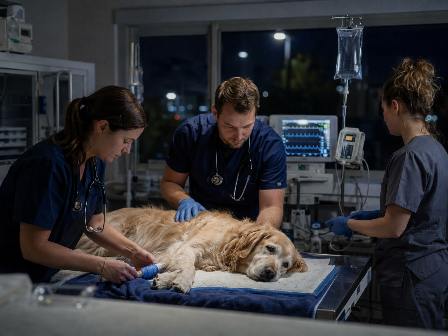 Professional veterinary care in a modern clinic.